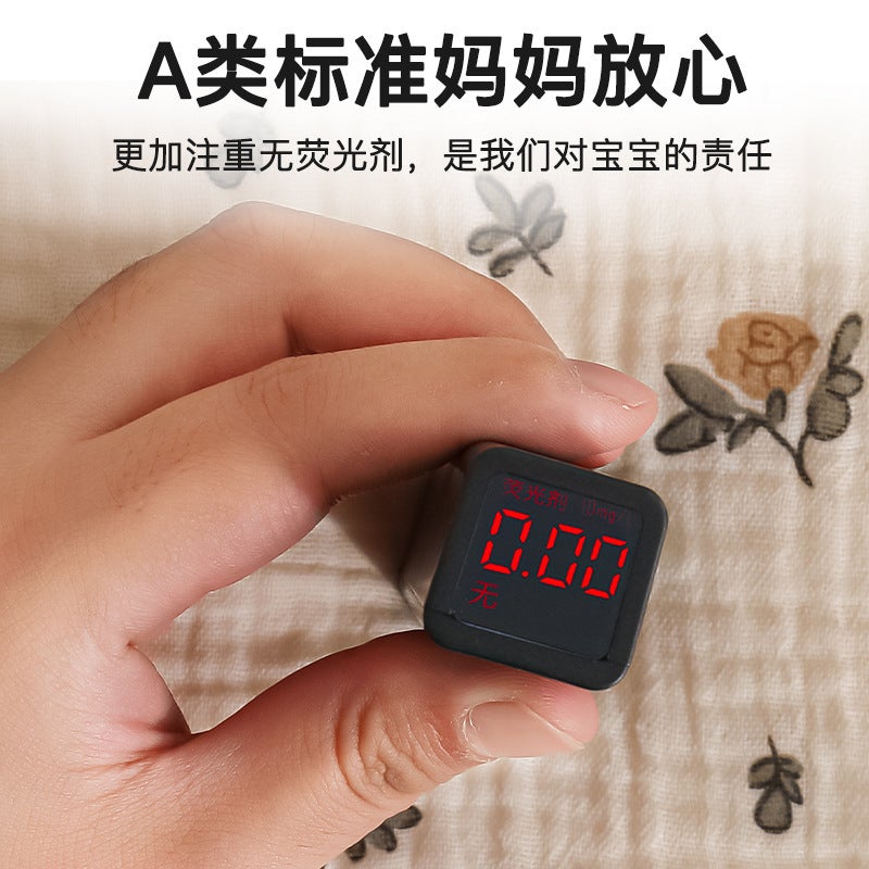 Baby Beanie Blanket Four Seasons Gauze Air Conditioning Quilt Children'S Cotton Wrinkle Baby Blanket Cartoon Pure Cotton Comfort Blanket - Image 5